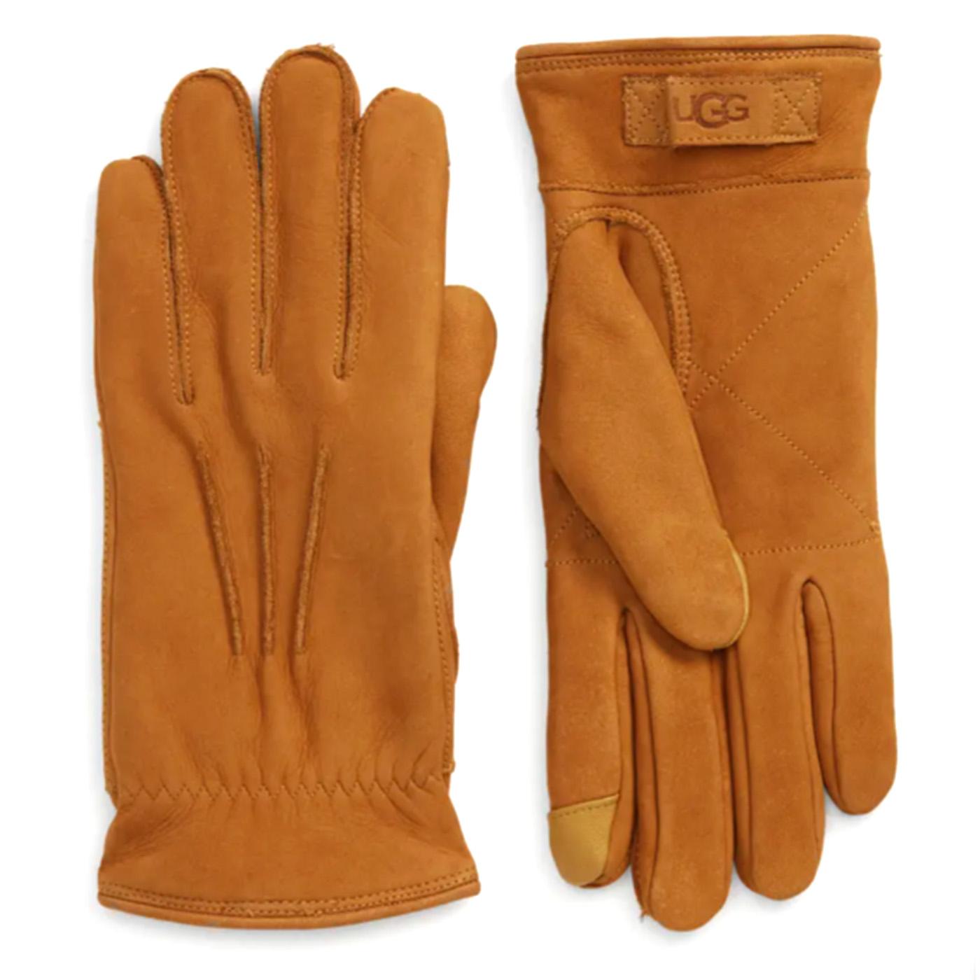 M' 3 Point Leather Gloves Chestnut - Guanti in Pelle Marroni UGA18833-CHE  UGG 