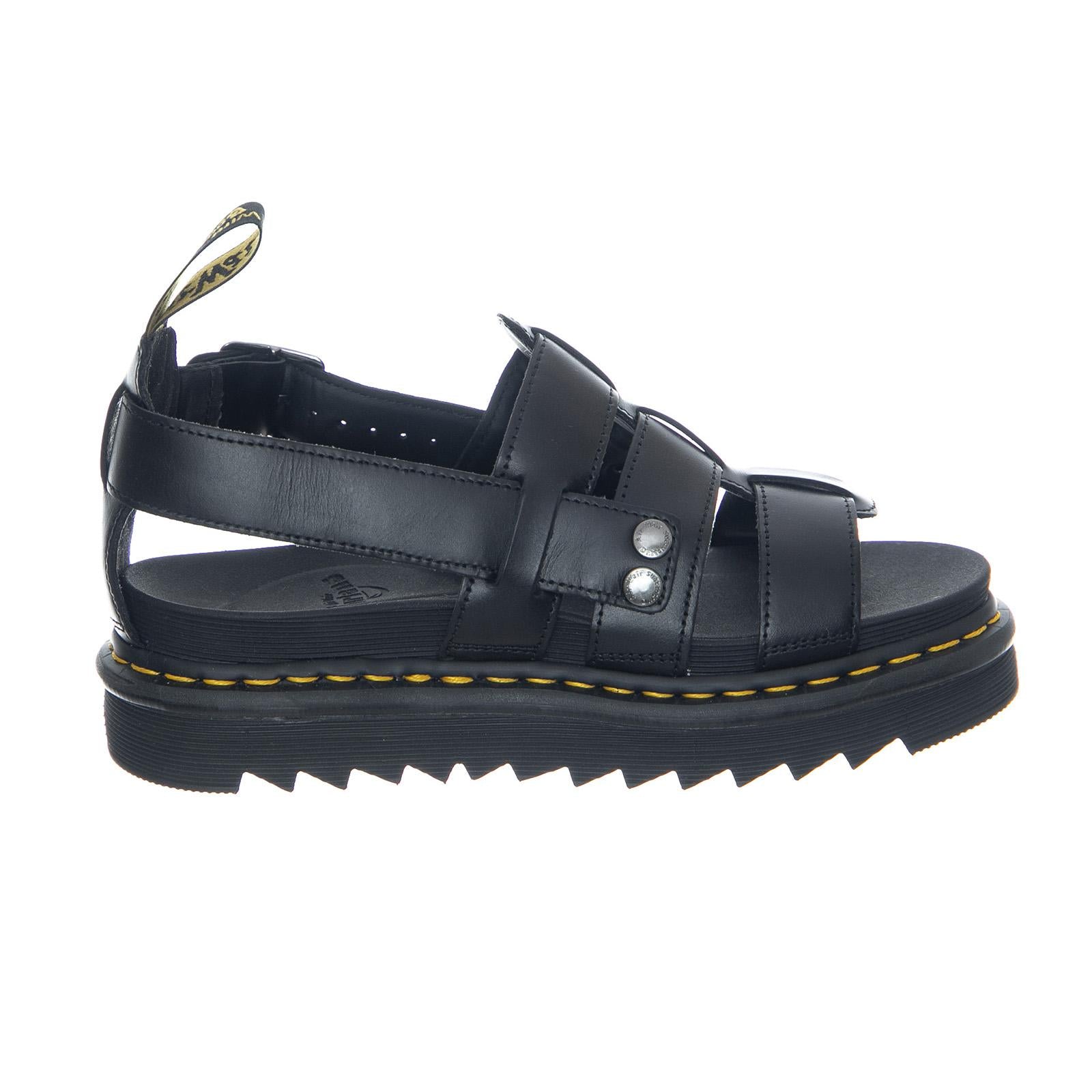 Womens Terry Black Brando Sandals DMSTERRBKBR23521001  DR.MARTENS 