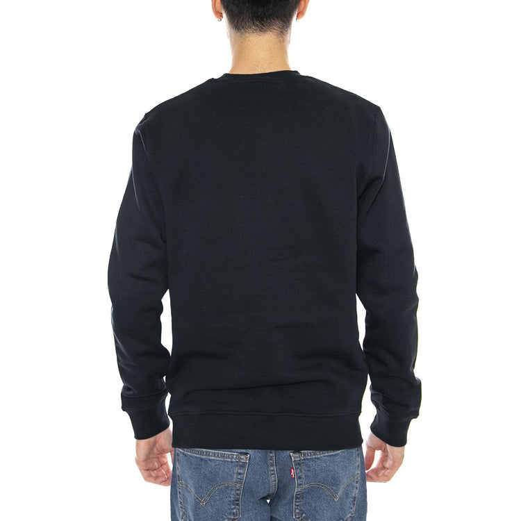 Brushed Back Crew Neck Sweatsh Dark Navy - Felpa Girocollo Uomo Blu ML1131V-Z271 . LYLE & SCOTT 