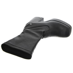 Hidden Black Stretch Pu - Stivali Donna Neri WSSHIDDEN-BLK . WINDSOR SMITH 