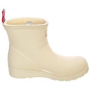 Play Short Sherpa Boot White Willow - Stivali Profilo alla Caviglia Donna Bianchi HUSWFS2235RMA-WHW  HUNTER 