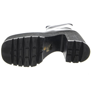 W' Refresh-L Black PU - Stivali Donna Neri JCSJCD-067-4-04-BLA  JEFFREY CAMPBELL 