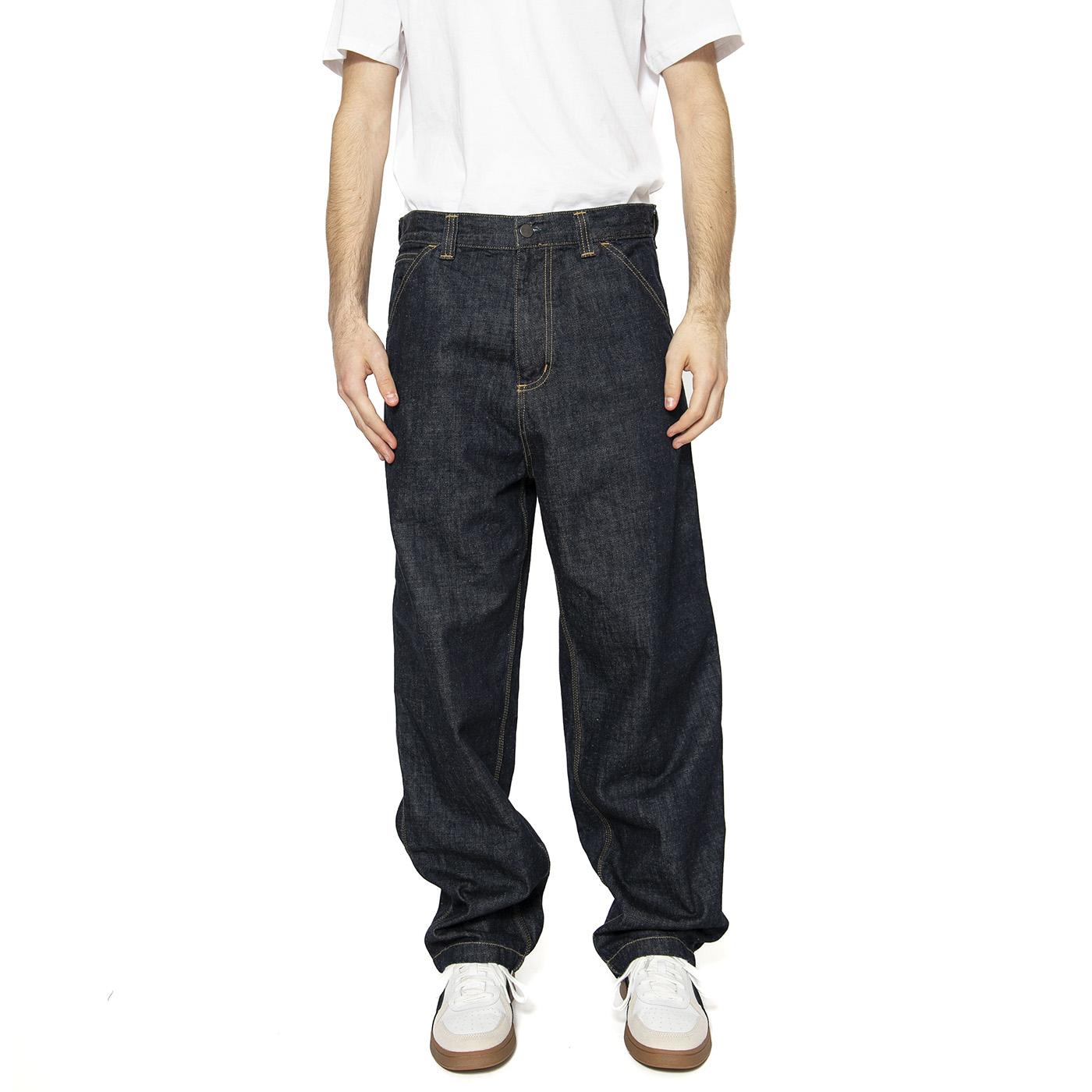 OG Single Knee Pant Dark Blue - Pantaloni Denim Jeans Uomo Blu I034871.0102  CARHARTT WIP 