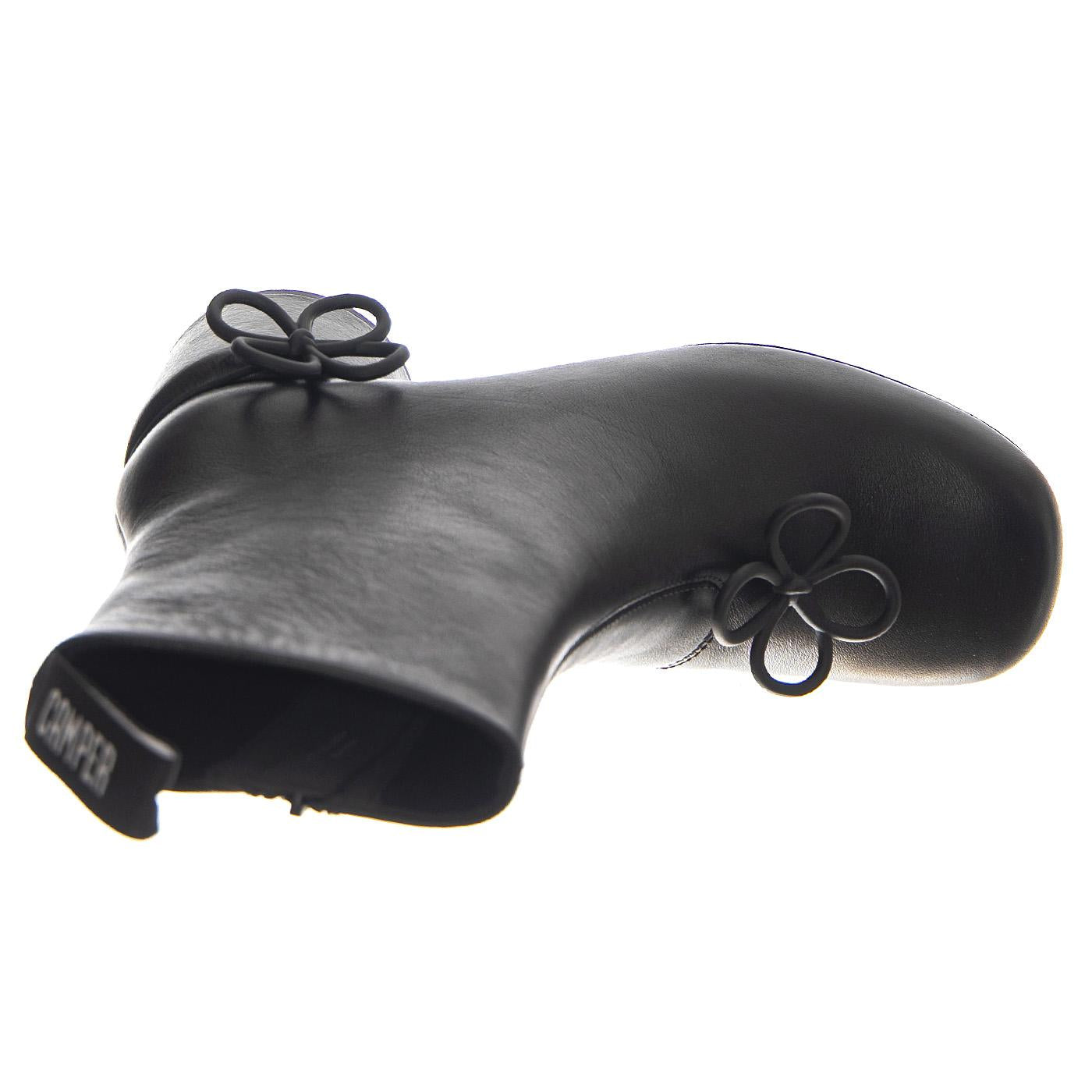 Gobi Negro Flowers / Niki Gobi Negro-Negro - Stivaletti Donna Neri K400757-002  CAMPER 