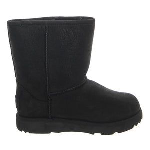 Classic Weather Short II Black K - Stivaletti Bambino Neri UGKCLSWPBK1019646T  UGG 