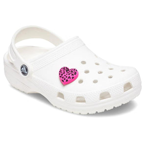 Charm Purple Cheetah Print Heart - Charm Crocs Rosa / Multicolore 10012338  CROCS 