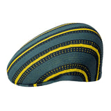 Resort Stripe 504 Celestial Teal - Multi-Color Flat Cap KANGOL ACCESSORIES