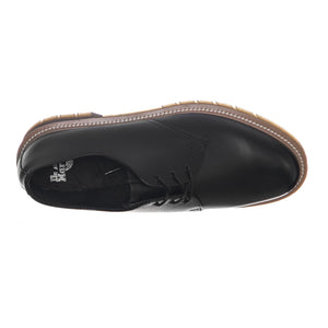 1461 Straw Lace Up Shoes - Black Smooth - Scarpe Stringate Uomo Nere 1461STW23160001  DR.MARTENS 