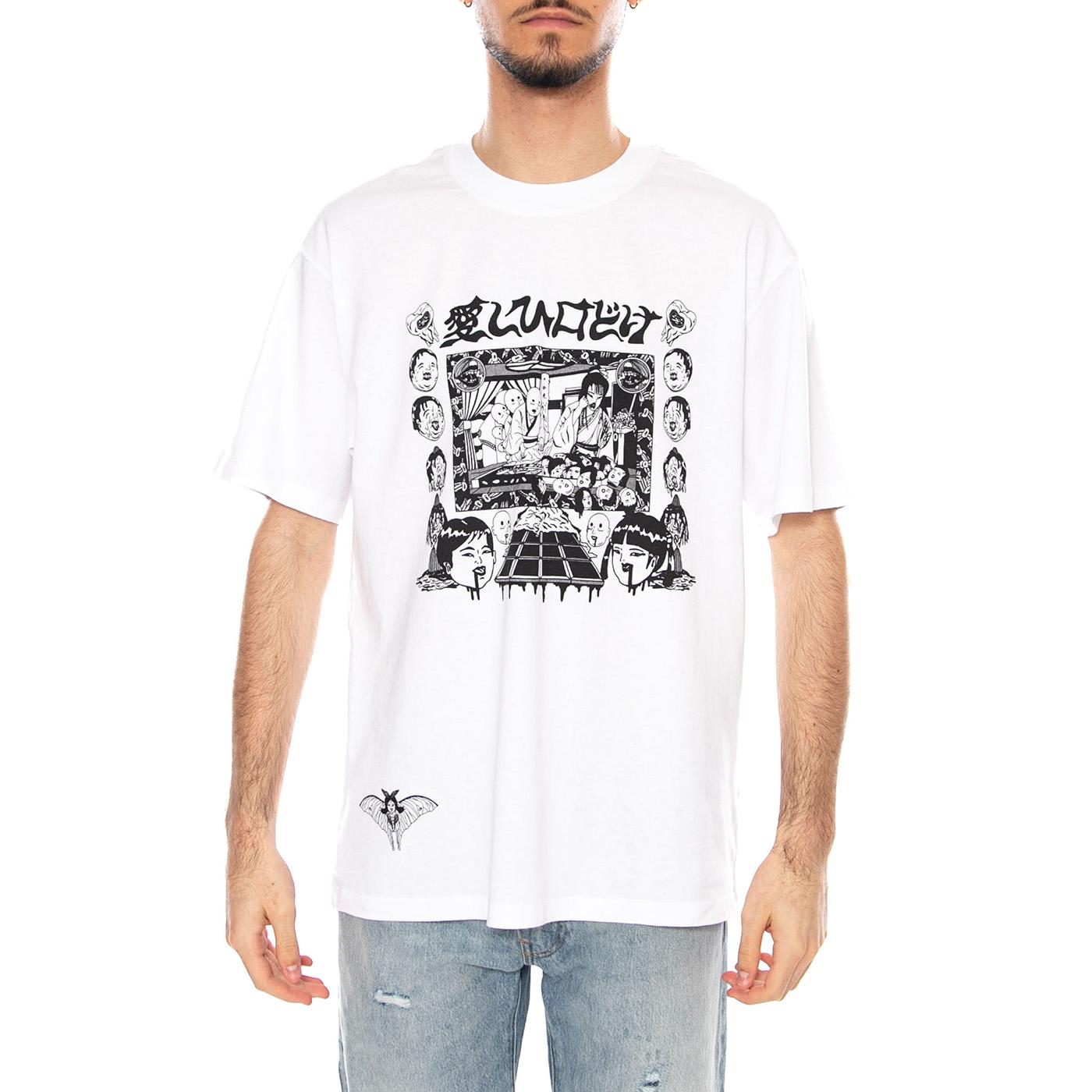 Kouichi Matsuda II TS White - Maglietta Girocollo Uomo Bianca I035034.02.67. 02.67 EDWIN 