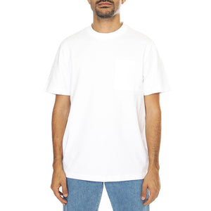 Stacy Pocket SS Tee White - Maglietta Girocollo Uomo Bianca F4KSD007-104  FARAH 