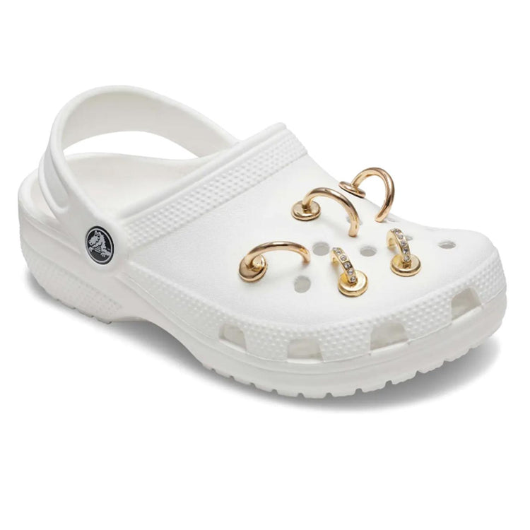 Summer Nostalgia Gold 5 Pack - Set di Charm Multicolore per Calzature Crocs 10011561  CROCS 