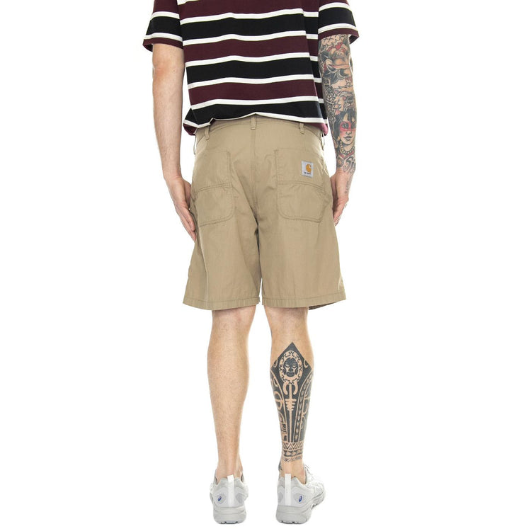 Albert Short Leather /rinsed - Bermuda Uomo Beige I033125.8Y02  CARHARTT WIP 