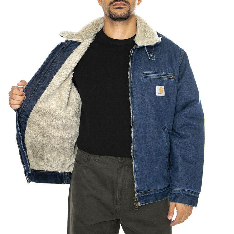Herald Jacket Blue / Wall stone washed - Giacca Uomo Denim Jeans Blu I033765.2JR06  CARHARTT WIP 