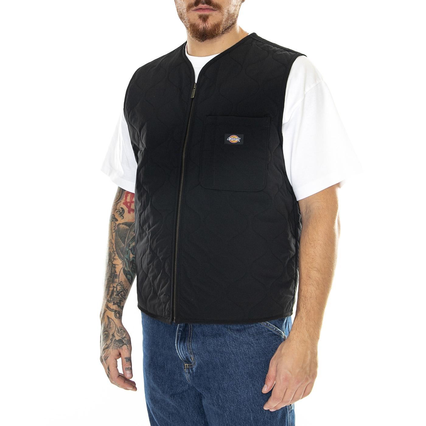 Thorsby Liner Vest Black - Giacca Smanicata Uomo Nera DK0A4YG7BLK1  DICKIES 