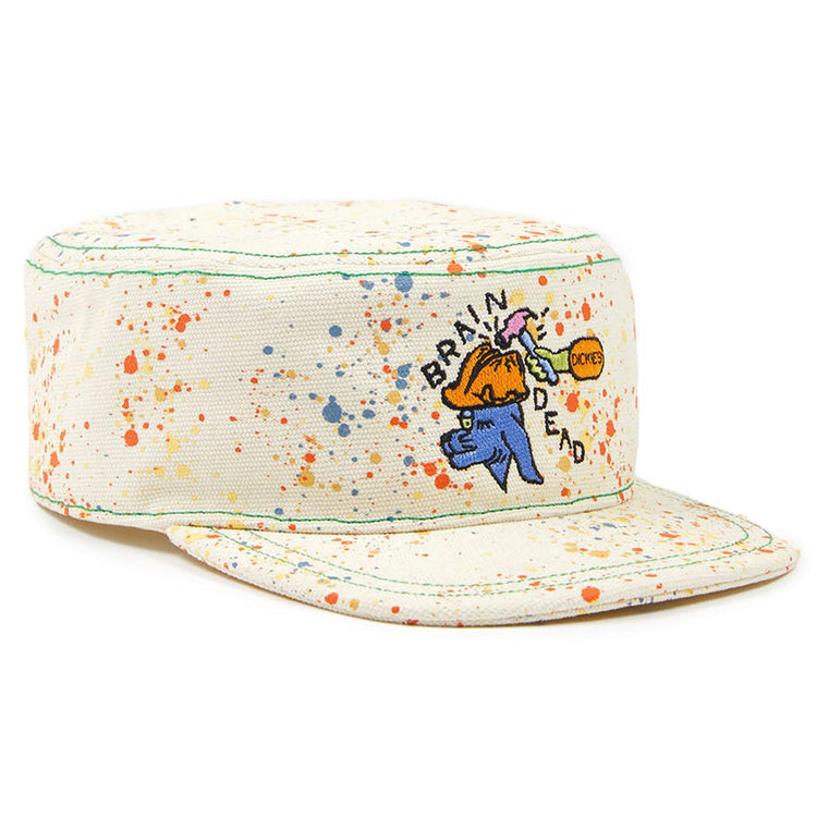 BD x DICKIES Painter Cap Whisper White - Cappellino con Visiera Bianco DK0A4YD1E921  DICKIES 