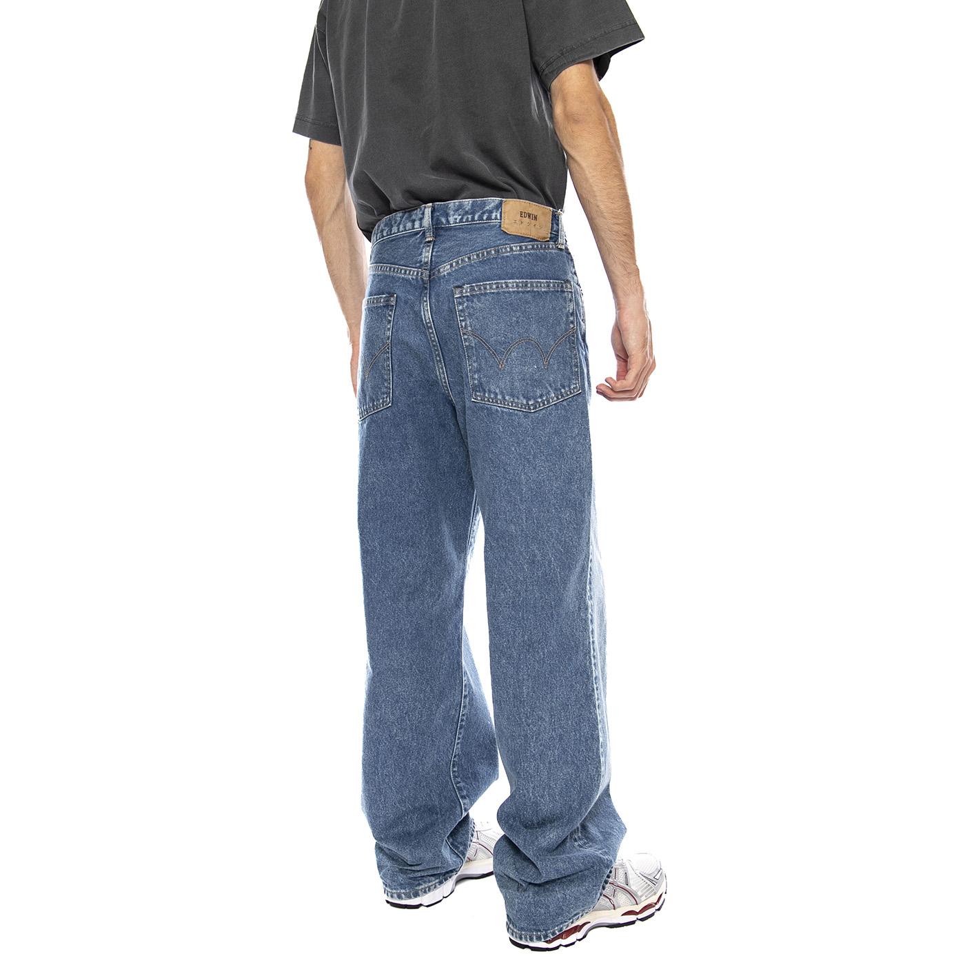 Wide Pant Japan Blue - Pantaloni Denim Jeans Uomo Blu I035108. 01.5U EDWIN 