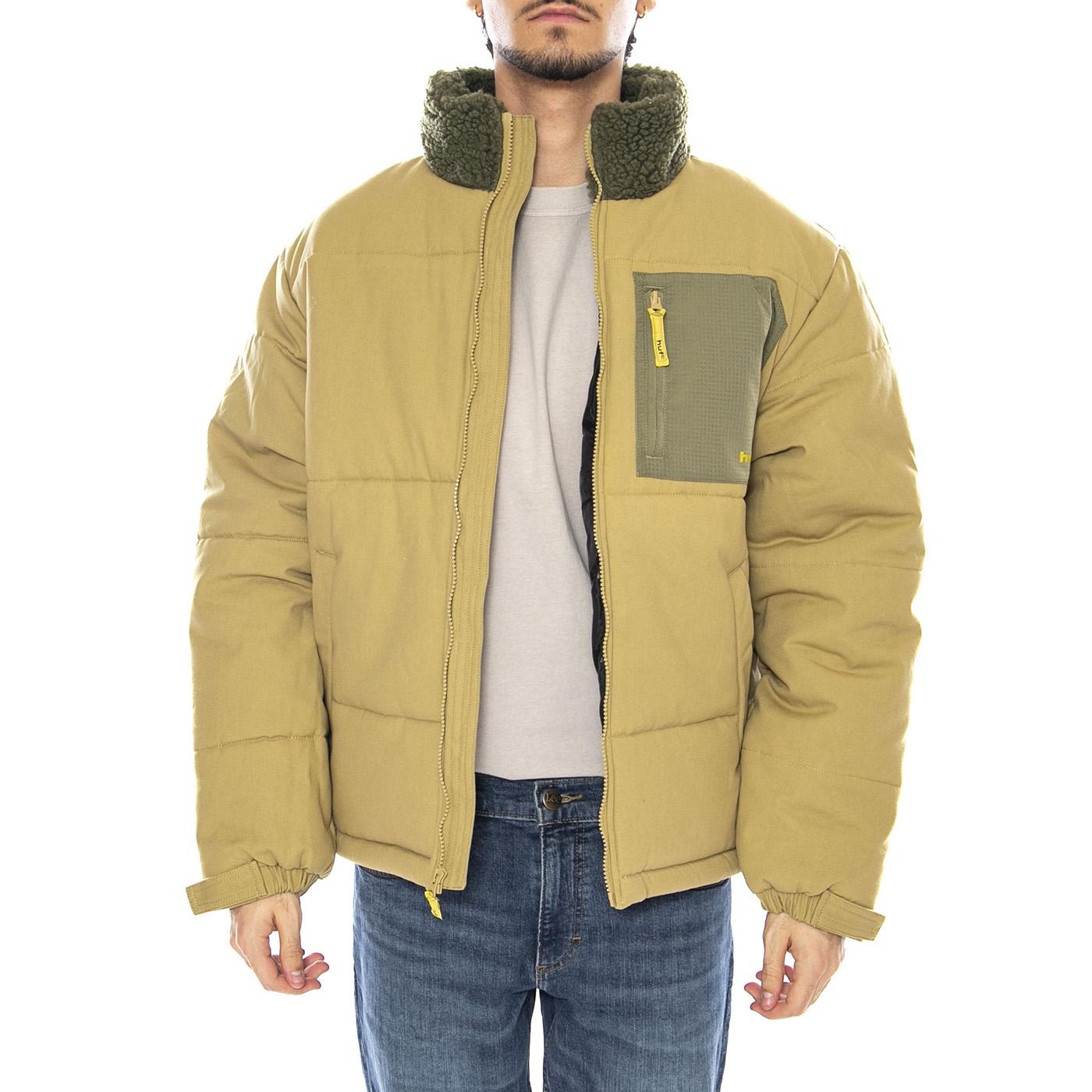 Siple Puffer Jacket Cactus Cat - Giacca Imbottita Uomo Verde JK00415 CTS HUF 