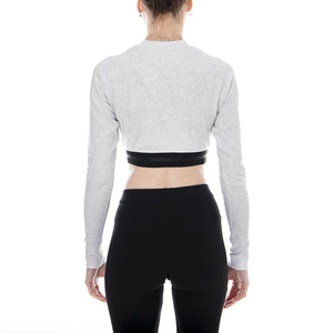 Women s Nike Sportswear Top BIRCH HEATHER/BLACK/BLACK 893070-051  NIKE 