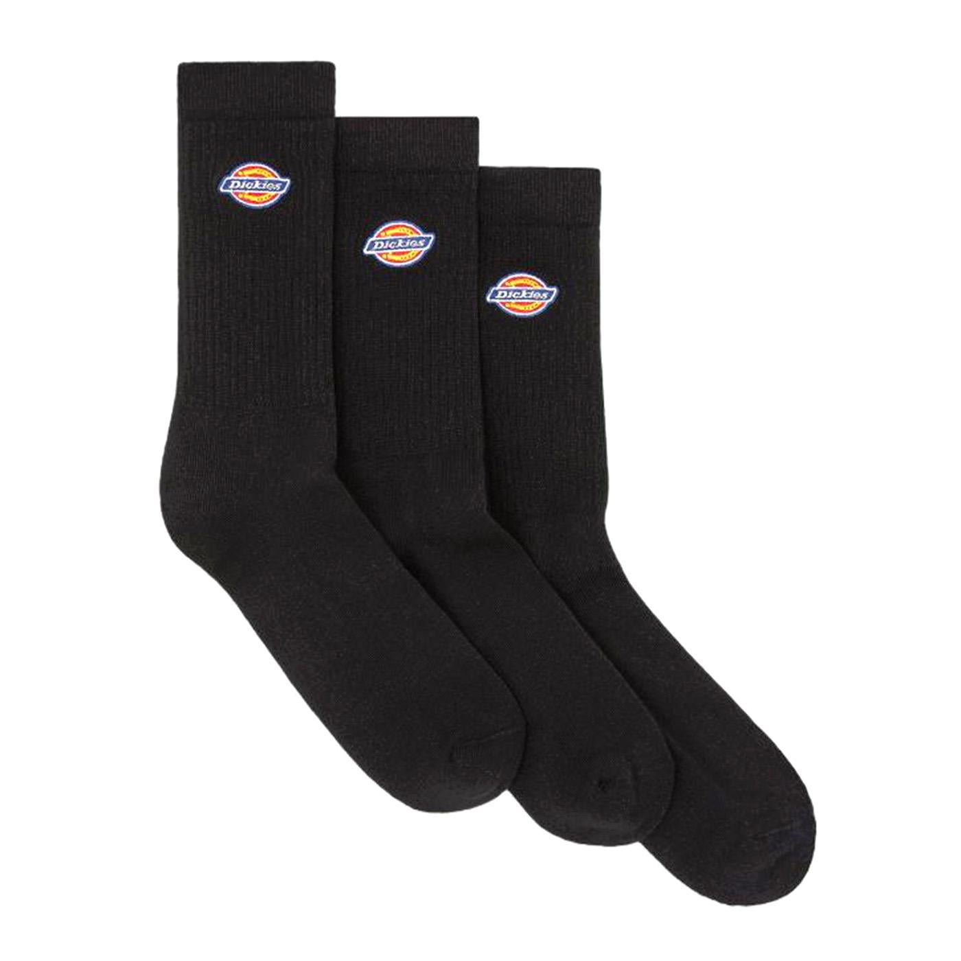 Valley Grove Sock - Set da 3 Paia di Calzini Neri DK0A4X 82BLK1 DICKIES 