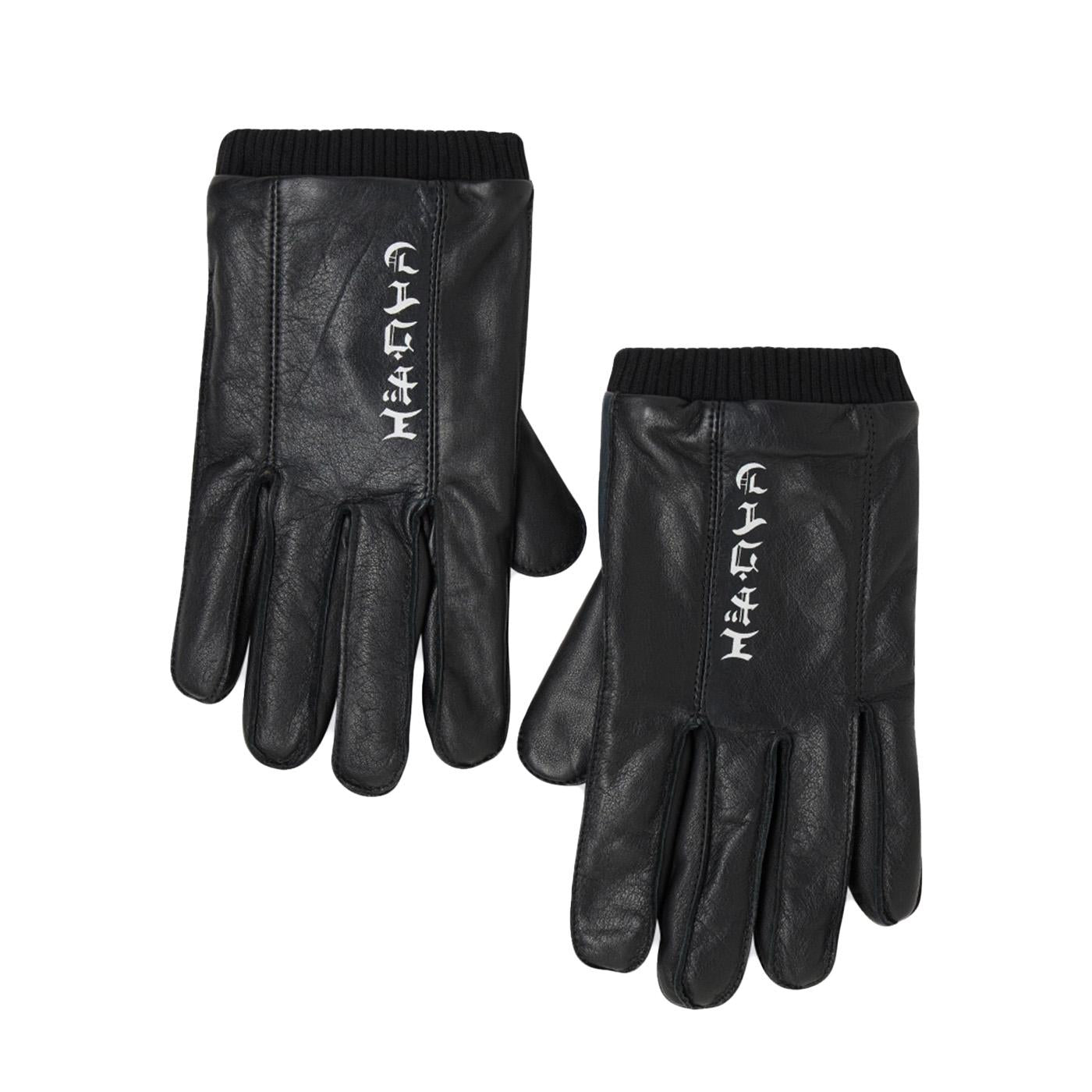 Motor Leather Gloves Black / Navy - Guanti Edwin Neri I034097.2L4.00. . EDWIN 