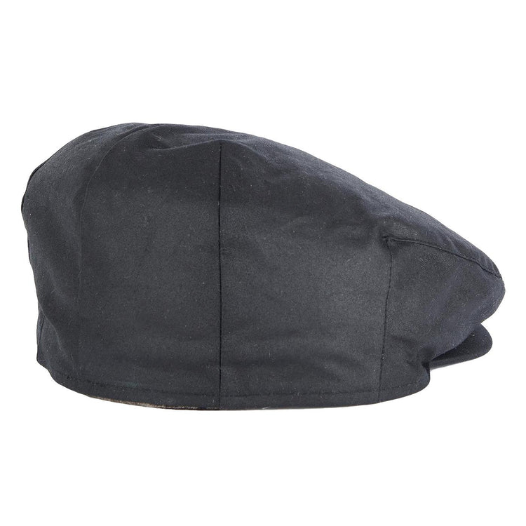 Cheviot Wax Flat Cap Black Winter Dress - Cappello a Coppola Nero 222MMHA0294-BK11  BARBOUR 