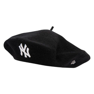 WMNS Wool Beret Black New York Yankees - Berretto Nero con logo a contrasto 60565469  NEW ERA 