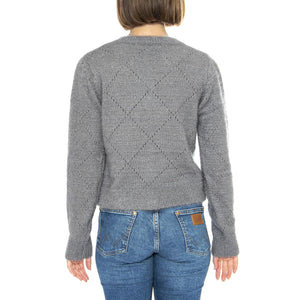 Cárdigan Punto Suave Gris - Cardigan Donna Grigio 43W/10720  WILD PONY 