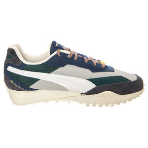 Blktop Rider PRM Ash Gray / Malachite Shoes - Scarpe Stringate Profilo Basso Uomo Multicolore 394829-02  PUMA 