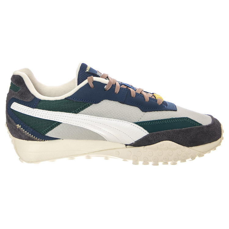 Blktop Rider PRM Ash Gray / Malachite Shoes - Scarpe Stringate Profilo Basso Uomo Multicolore 394829-02  PUMA 