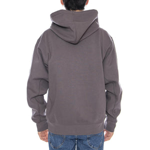 Hooded American Script Jacket Porphyry - Felpa con Cappuccio Uomo Grigia I033063.33CXX  CARHARTT WIP 