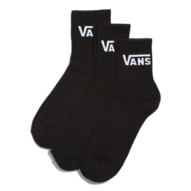 Classic Half Crew Black Socks - Set da Tre Paia di Calzini Neri VN000BHXBLK1  VANS 