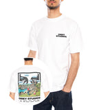 OBEY SKY FACE TEE - Men's White Crew Neck T-shirt Men OBEY