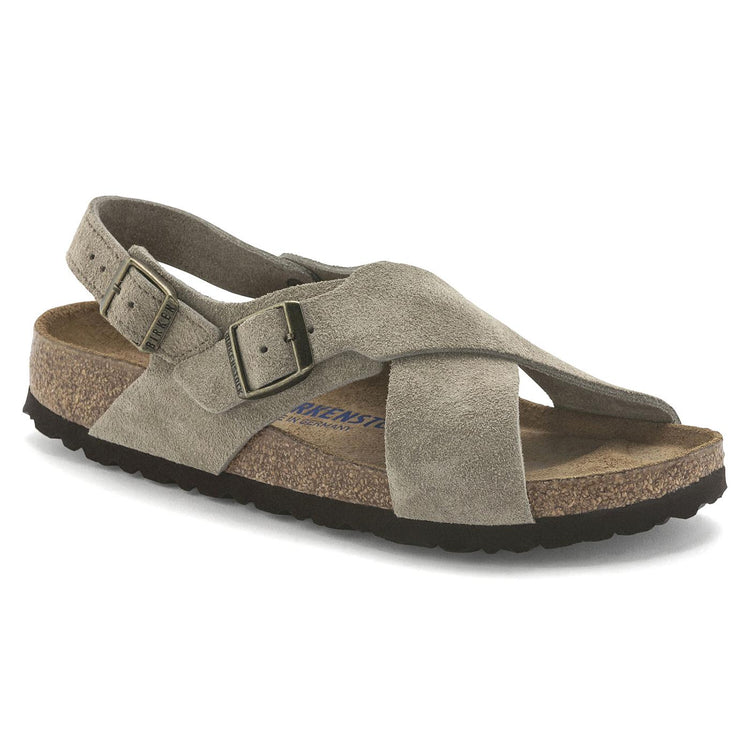 Tulum SFB Taupe Suede Leather - Sandali Donna Grigi 1024110  BIRKENSTOCK 