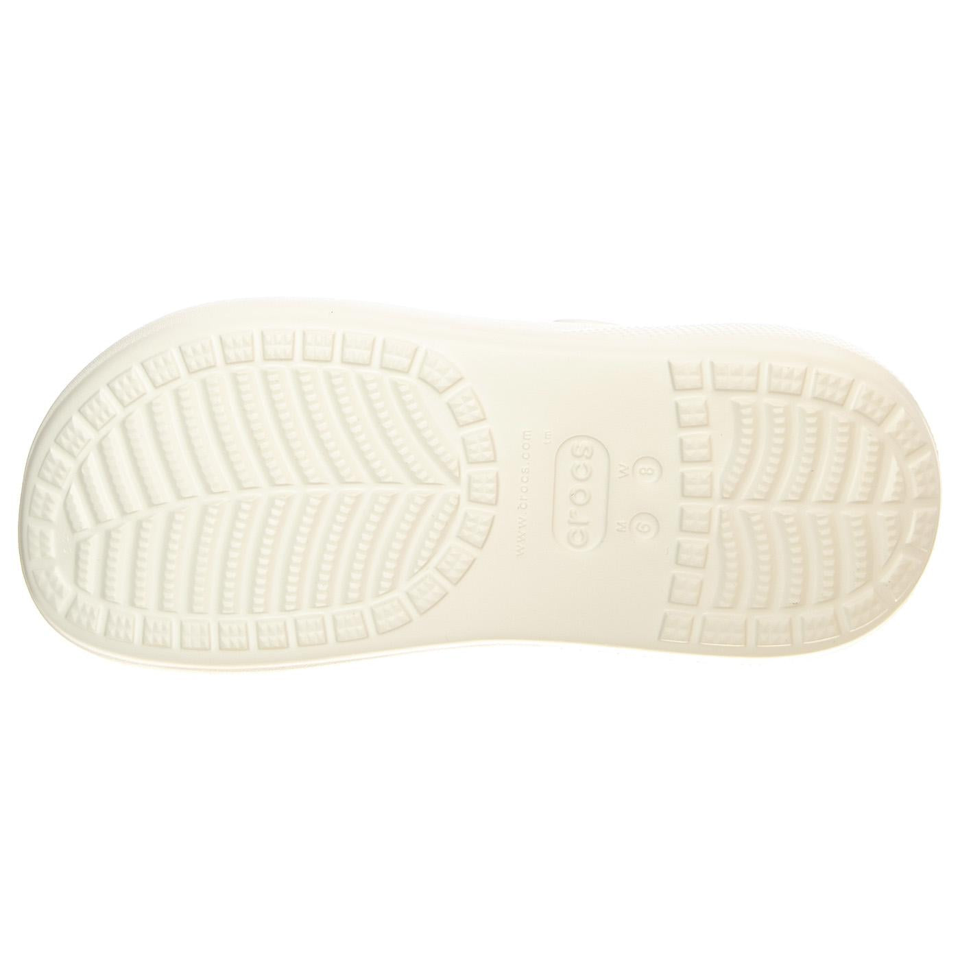 M' Classic Crush Clog WHI - Sandali Uomo Bianchi CR.207521-WHI  CROCS 