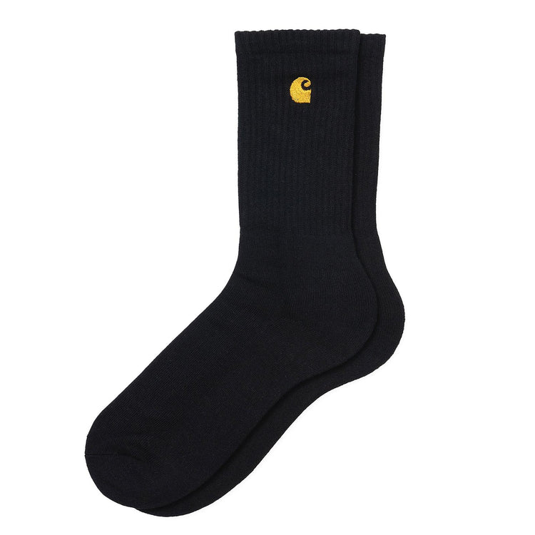 Carhartt Chase Socks Black / Gold - Calzini Neri I029421.00F.XX.06  CARHARTT WIP 