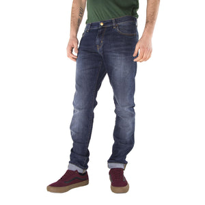 REBEL PANT 98/2% CO/EA SPICER BLUE STRETCH DNM, 11.75 OZ Blue natural dark wash I015331.01.ND.32  CARHARTT WIP 