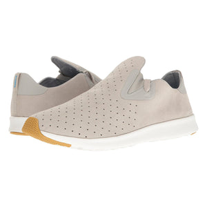 W' Apollo Moc Grey / Shell White Shoes 21104000-1505  NATIVE 