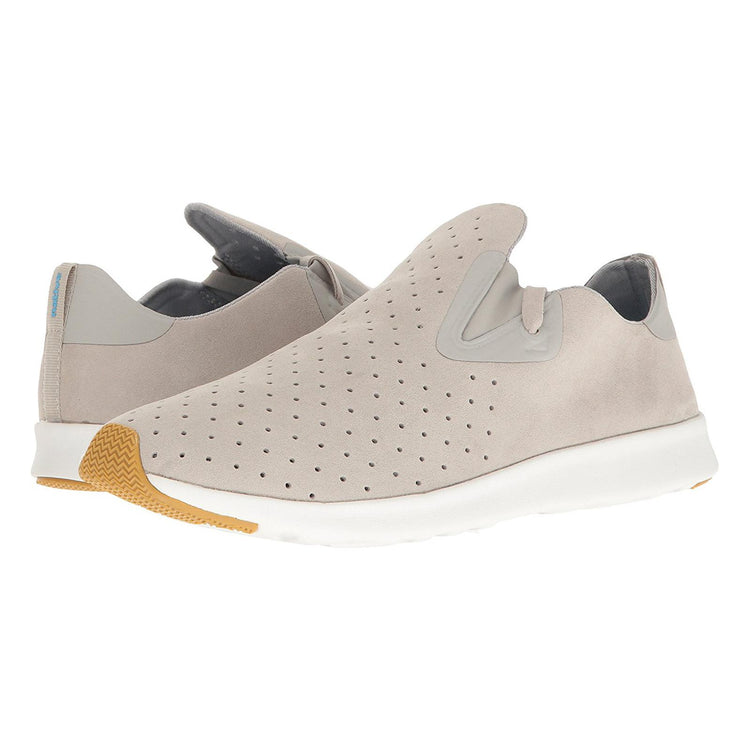 W' Apollo Moc Grey / Shell White Shoes 21104000-1505  NATIVE 