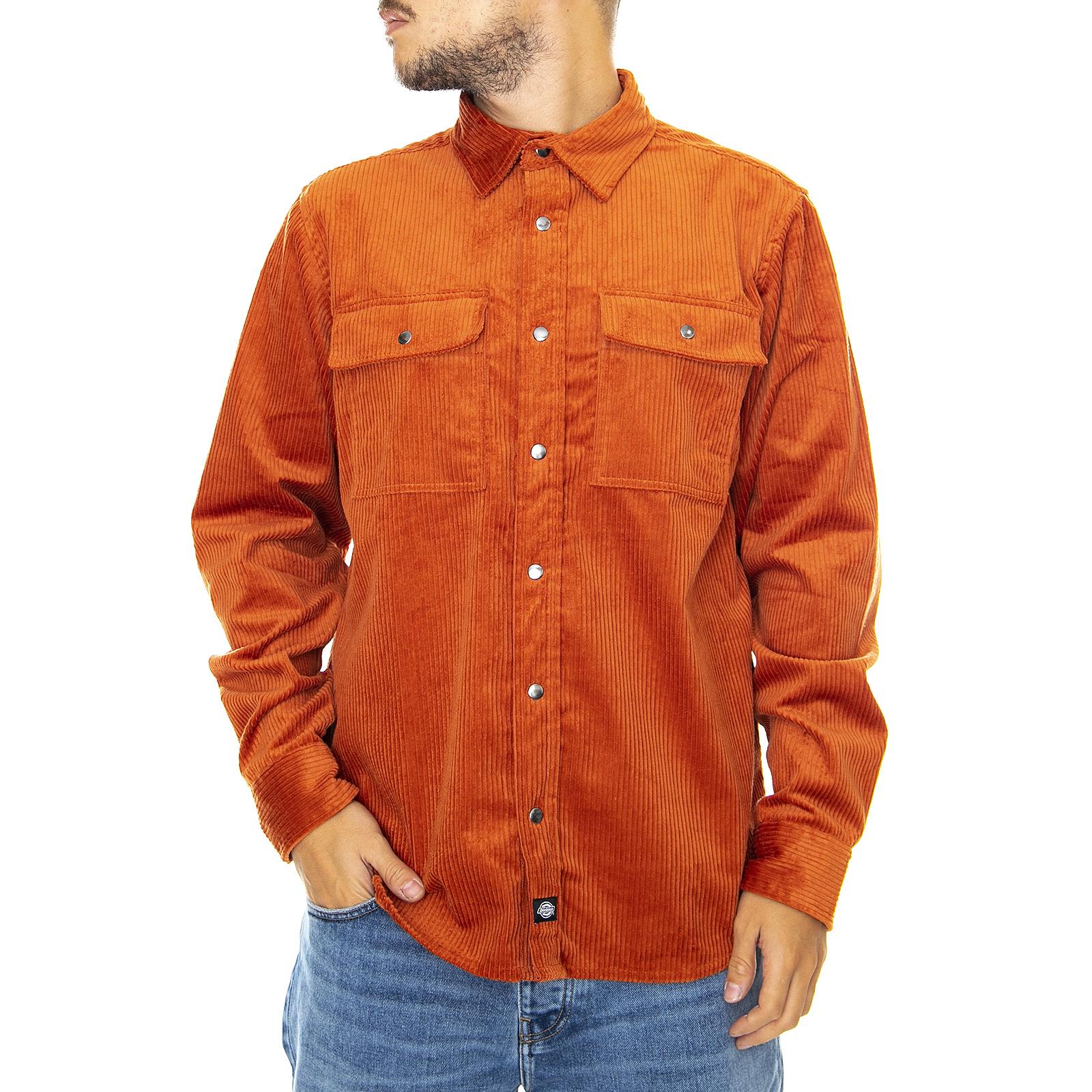 Ivel Shirt - Rust - Camicia Uomo Arancione 05 200357-RUS . DICKIES 