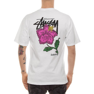CALI ROSE TEE WHITE 1904005-WHITE  STUSSY 