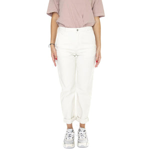 W' Pierce Pant Salt /rinsed - Pantaloni Donna Beige I028635.1NG02  CARHARTT WIP 