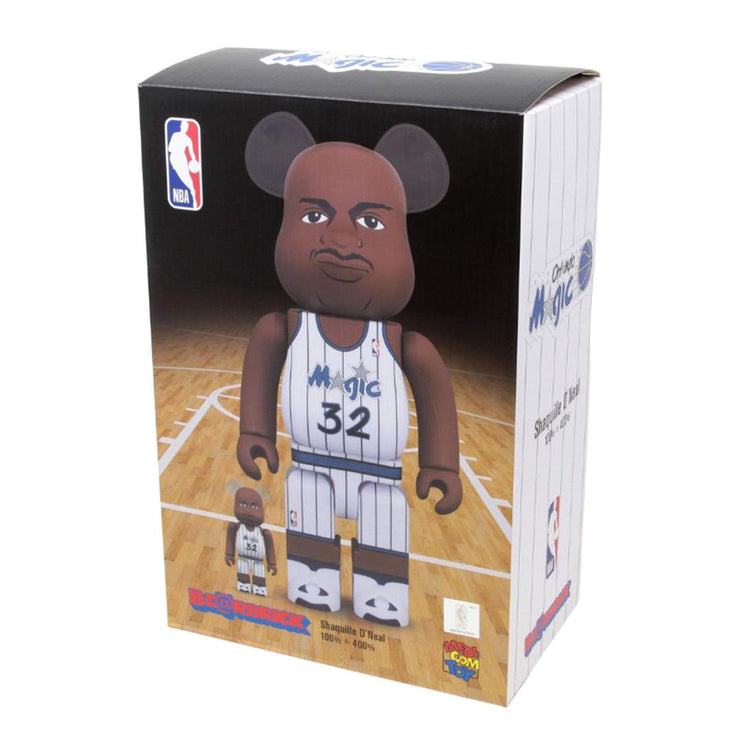 Shaquille O'Neal (Orlando Magic) Be@rbrick 100% & 400% Set - Toy Multicolore MDTNEAL  MEDICOM TOY 