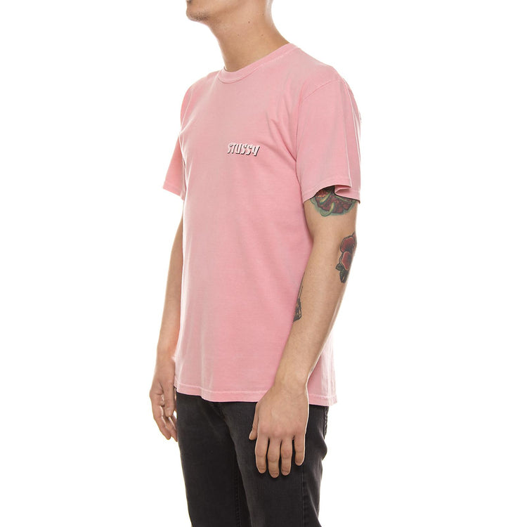 GLOBAL PIG. DYED TEE PINK 1904035-PINK  STUSSY 