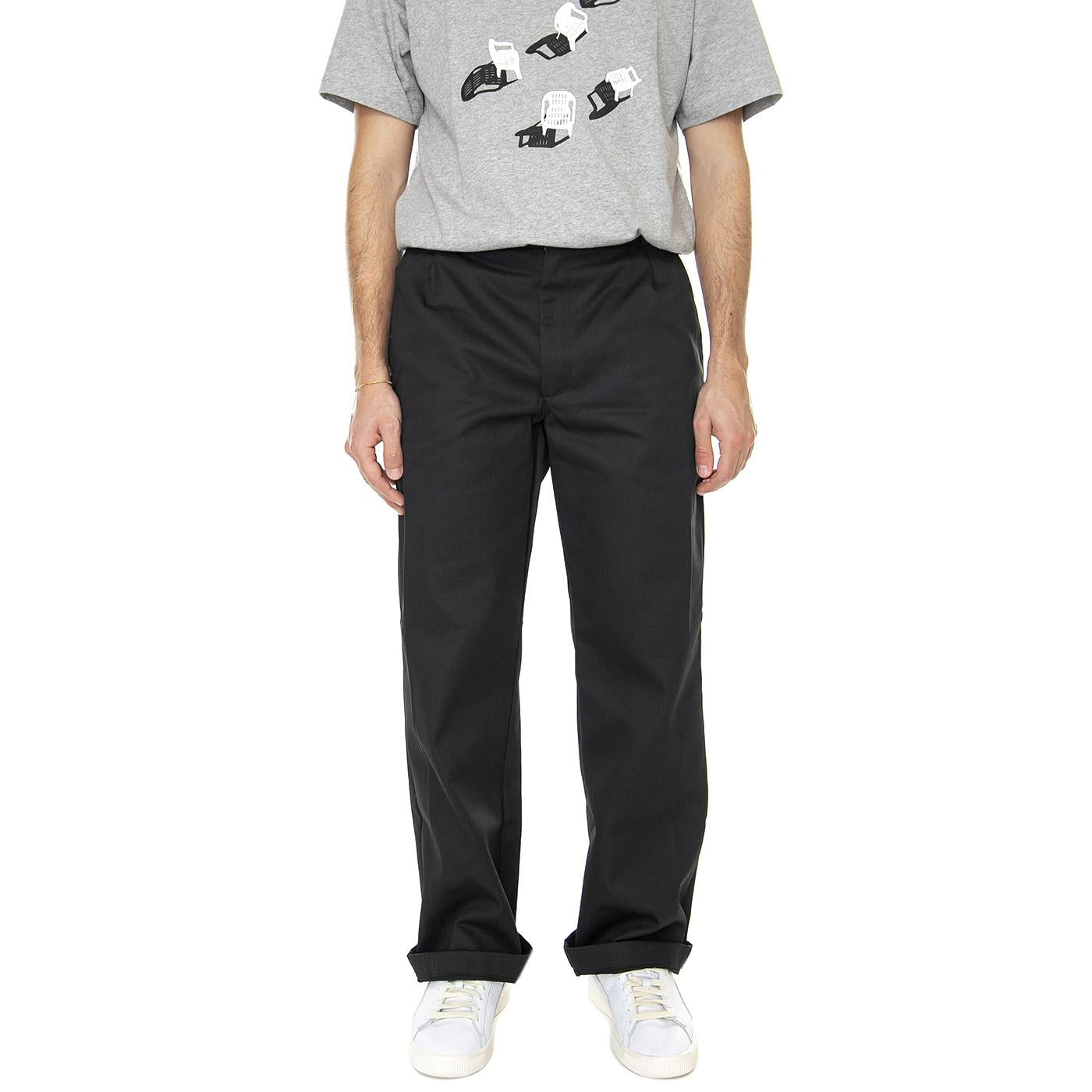 HIGHSNOBIETY X DICKIES Pant Black - Pantaloni Uomo Neri DK0A4XXMBLK1  DICKIES 