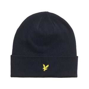 Cotton Merino Beanie - Dark Navy - Beanie / Berretto Blu HE2313A-Z271 . LYLE & SCOTT 