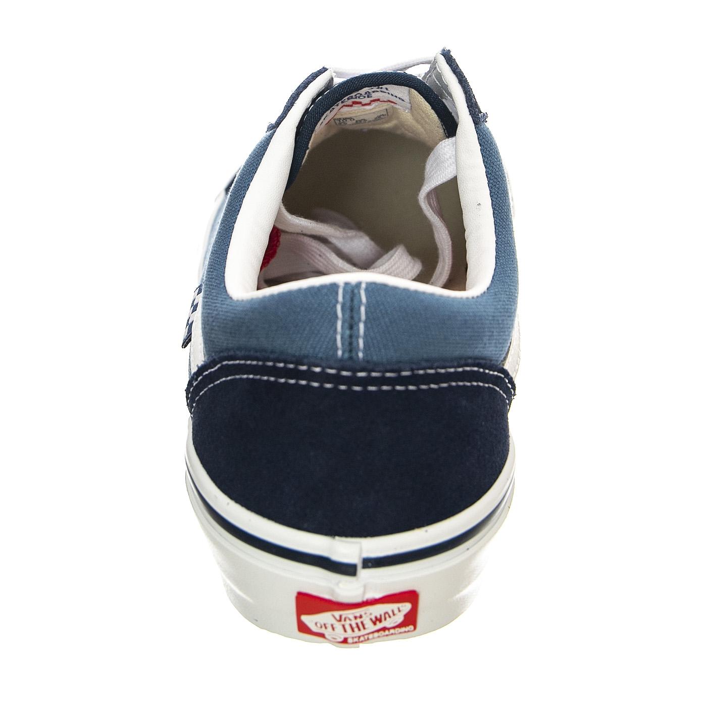 MN Skate Old Skool Navy / White - Scarpe Stringate Profilo Basso Uomo Blu VN0A5FCBNAV1  VANS 