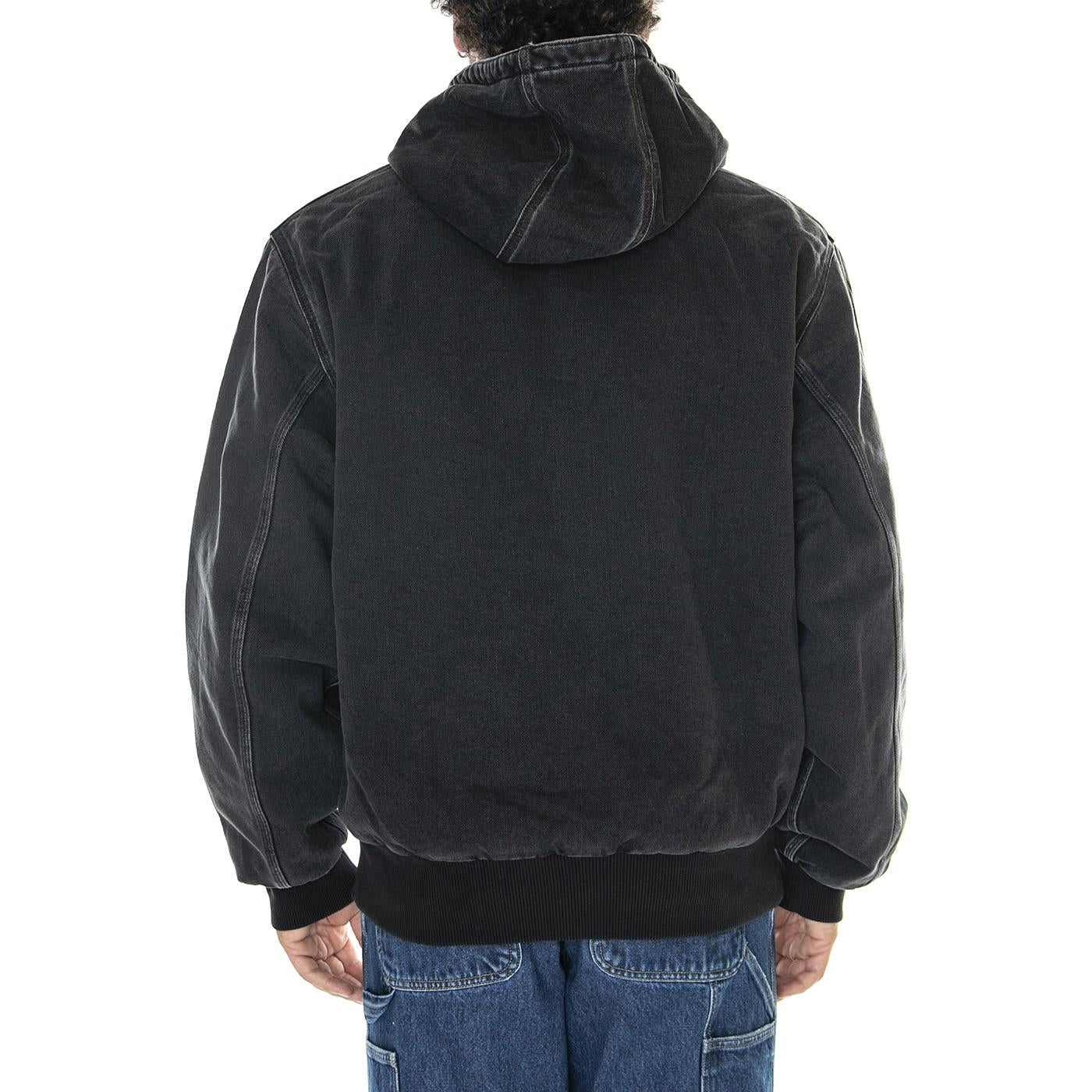 OG Active Jacket Black /stone washed - Giacca Uomo Grigia I032232.8906  CARHARTT WIP 