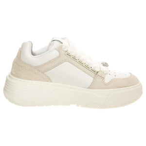 Awaken White Leather Blonde Cow Suede - Scarpe Donna Bianche WSPAWAKEN-WHTBLD  WINDSOR SMITH 