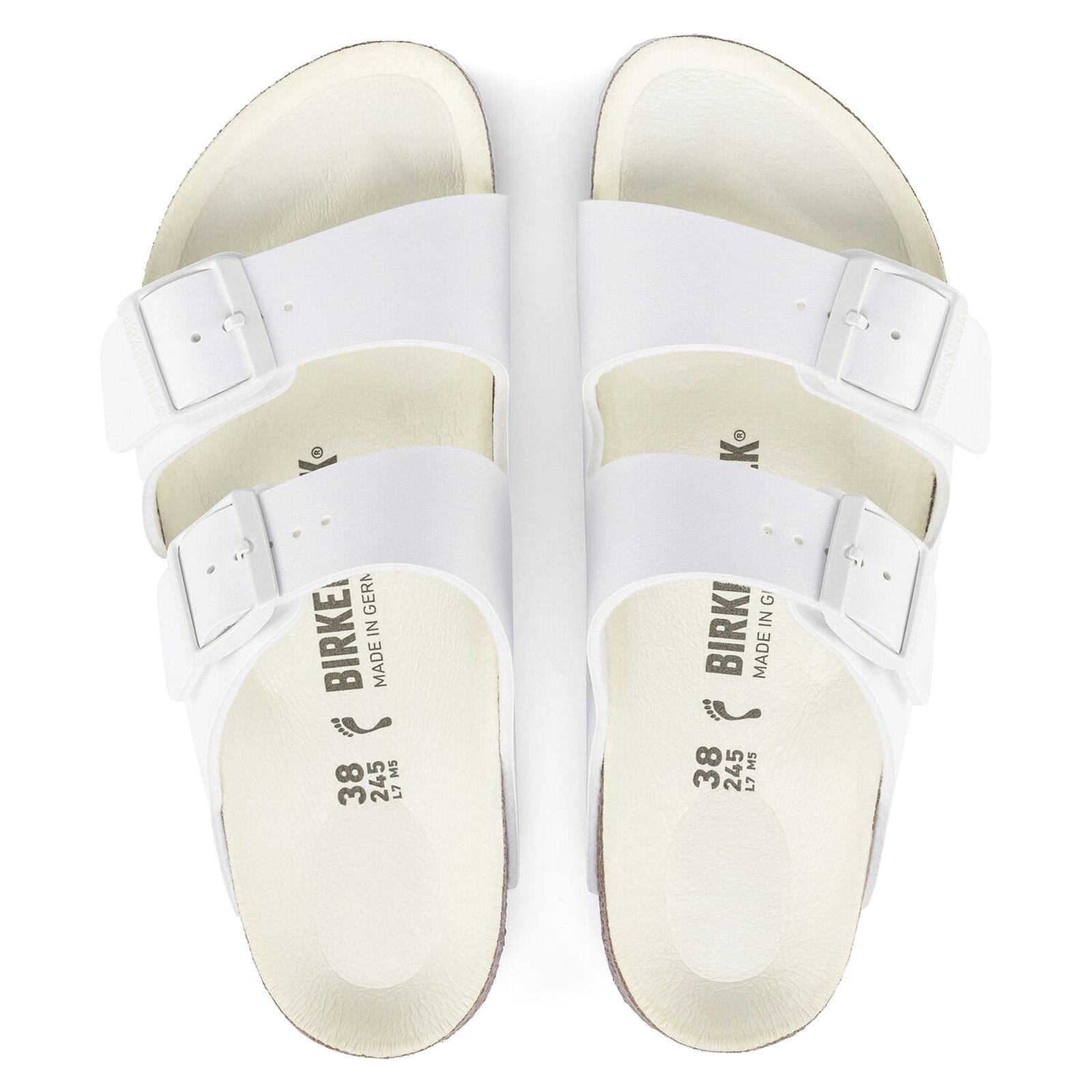Arizona Triples White - Sandali Birko-Flor® Donna 1019046 . BIRKENSTOCK 