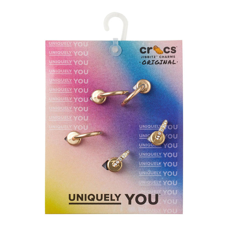 Summer Nostalgia Gold 5 Pack - Set di Charm Multicolore per Calzature Crocs 10011561  CROCS 